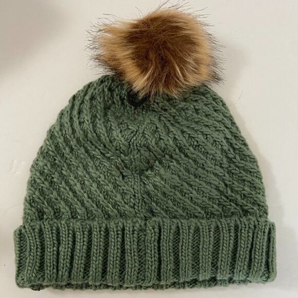 NWT Roxy Dark Forest Green Blizzard Beanie - Picture 4 of 7